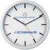 Promotional wall clock 554S, 30 cm, silver mat. - Image 3