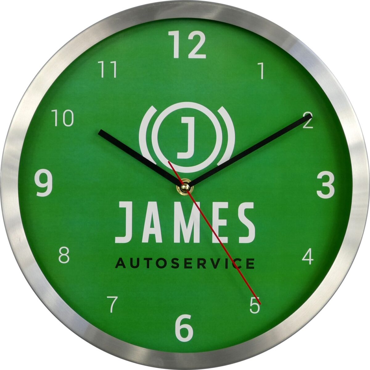 Promotional wall clock 568, 30 cm, aluminium Clocks for You