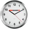 Promotional wall clock 568, 30 cm, aluminium - Image 3