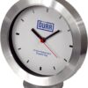 Promotional desk clock 611, 11.4 cm, aluminium - Image 4