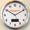 Zegar ścienny reklamowy 568LCD, aluminiowy, 30 cm - obrazek 4