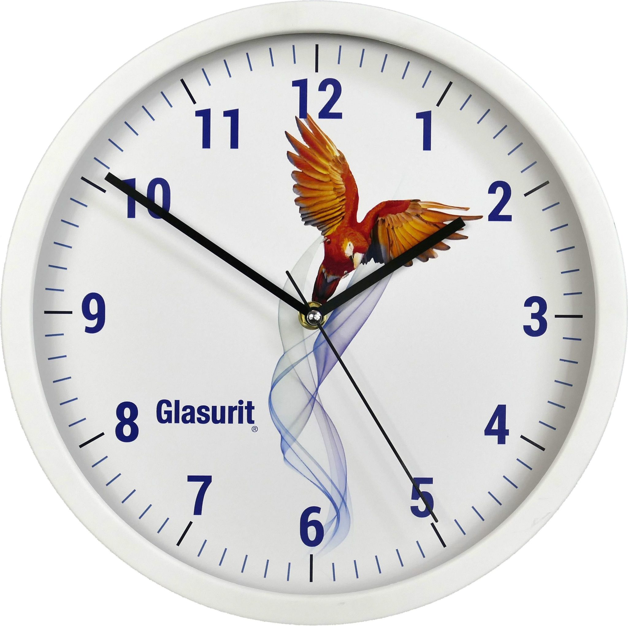 Promotional wall clock 554W, 30 cm, white. Clocks for You
