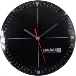 Promotional wall clock 502CH250, convex glass, 25 cm