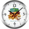 Zegar ścienny reklamowy 567, aluminiowy, 25 cm - obrazek 4