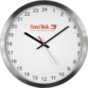 Promotional wall clock 568, 30 cm, aluminium - Image 5